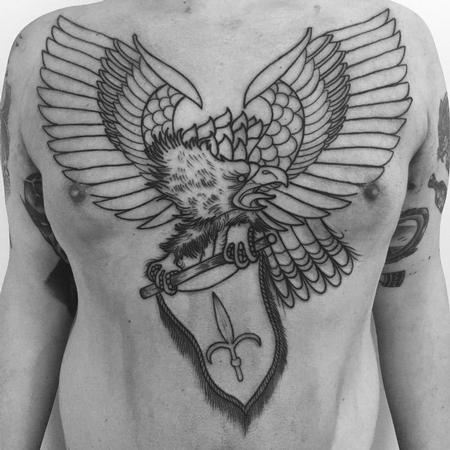 Tattoos - triest chest in progress - 130729